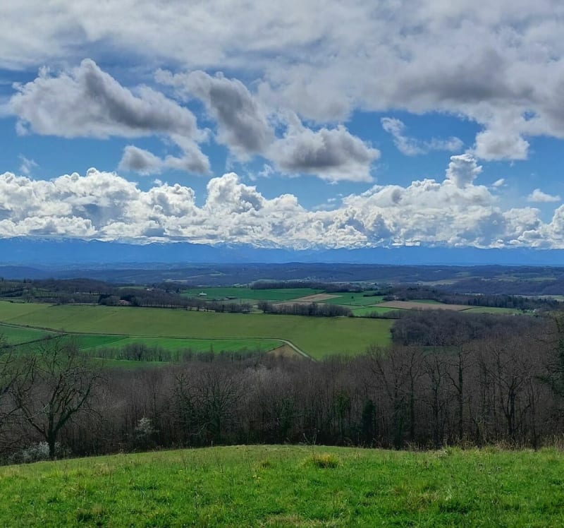 Chemin des crêtes, par Fréchède - Mazerolles