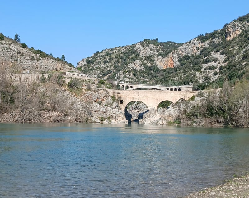 Le Pont du diable, de Fond de la Coste vers Puéchabon - Puéchabon