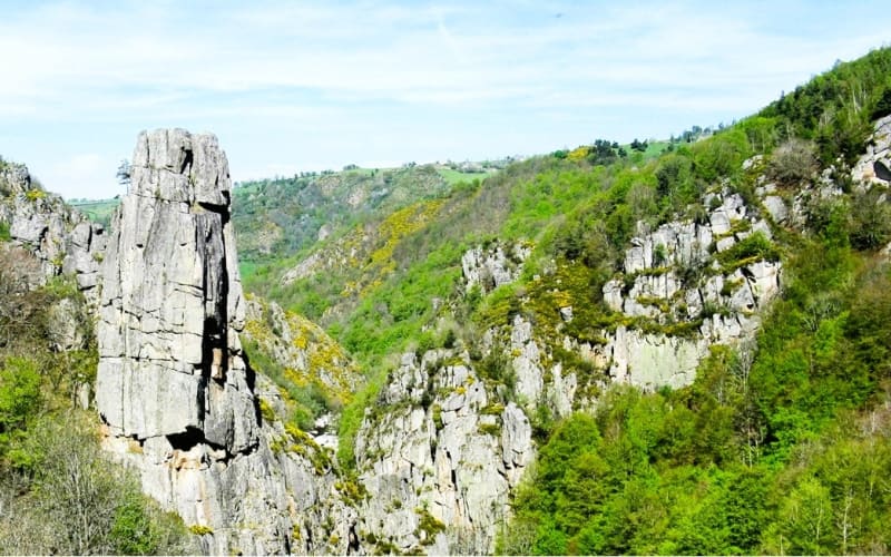 Wandelen boven de Gorges du Bès - Maurines