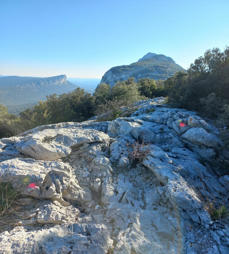 Traversée du Pic Saint-Loup par les crêtes Ouest et Est - Cazevieille