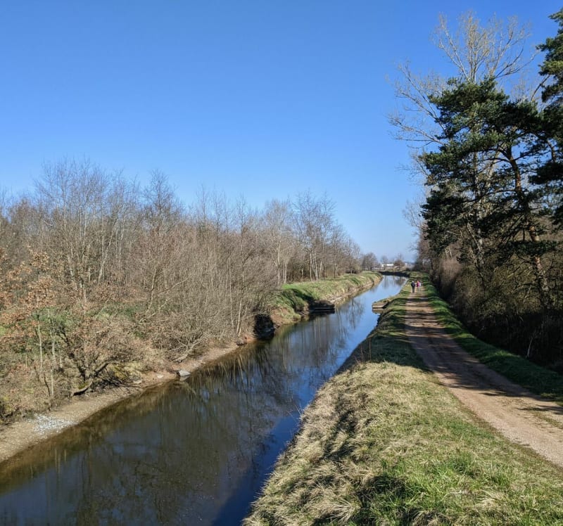 Balade le long du canal du Forez, par Razoux - Saint-Marcellin-en-Forez