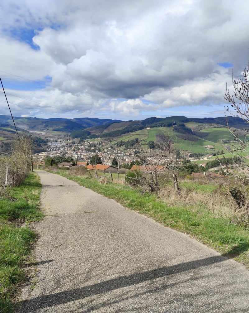 Tarare : boucle mi urbaine, mi forêt, par les Grandes Combes - Tarare