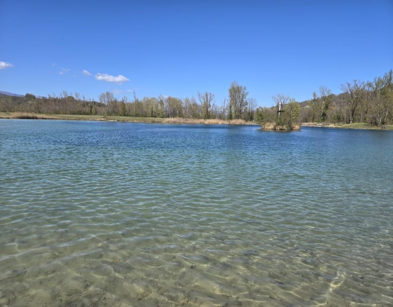 Balade le long du Rhône depuis le plan d'eau de Seyssel. - Motz