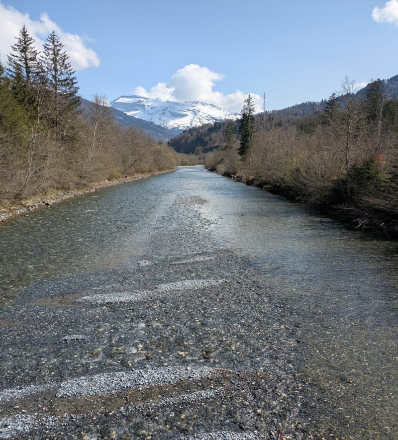 Le Lac Bleu depuis SAMOËNS - Samoëns