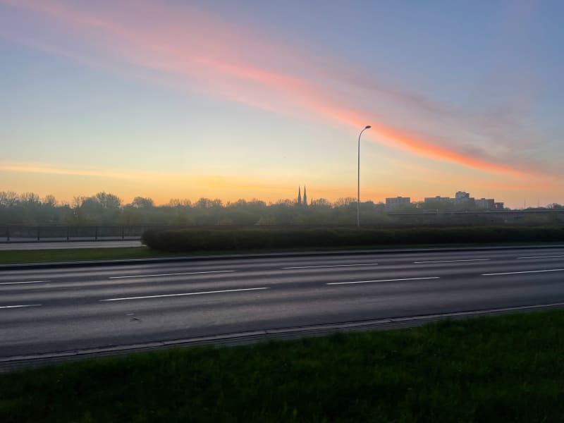 Sprint z Powiśla na Rondo Radosława - Warszawa