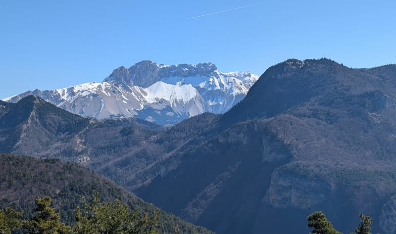 Les Marmites du Diable la Valette juste avant La Faurie - La Faurie