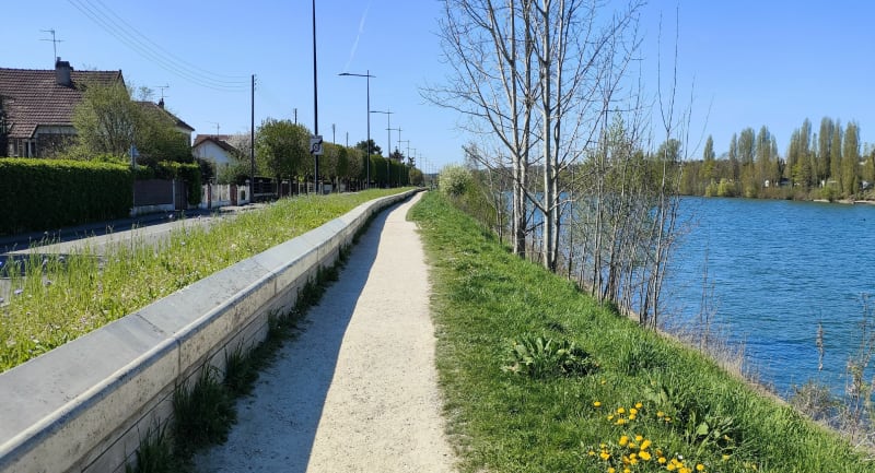 Entre les 2 ponts , pont du Pecq , pont de maison laffittes - Maisons-Laffitte