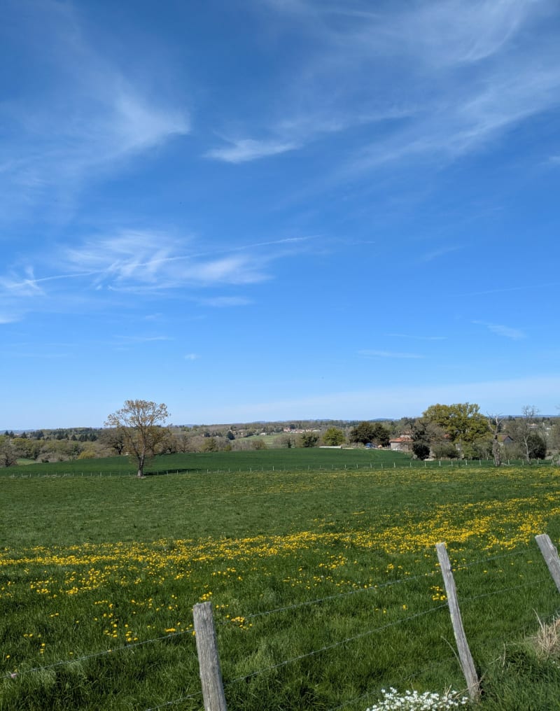 Sentier du pigeonnier à Aureil et Virolles - Aureil