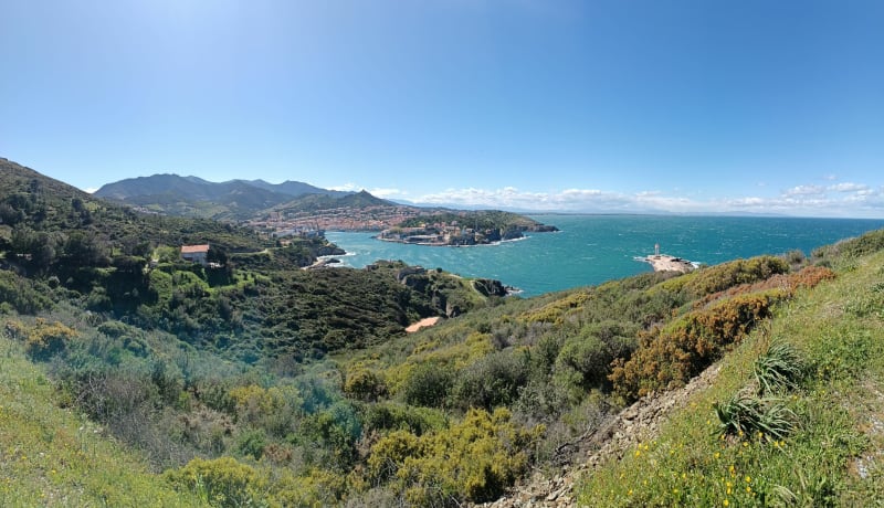 Cap Bear aller retour jusqu'au phare - Port-Vendres