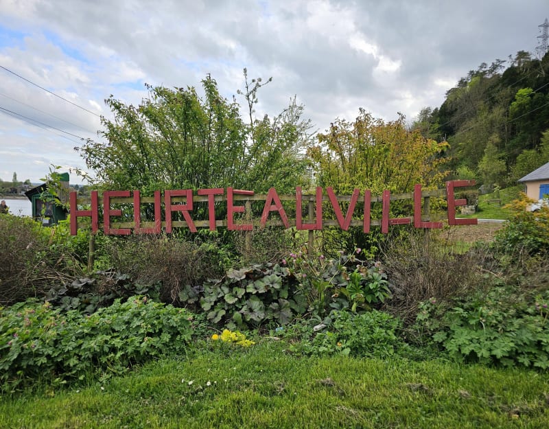 Itineraire pieton du Bac d'Heurteauville au Bac de Yainville - Heurteauville