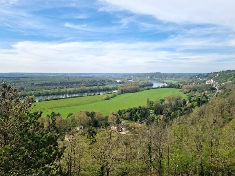 De Amenucourt à Cherence et vue sur la Seine - Amenucourt