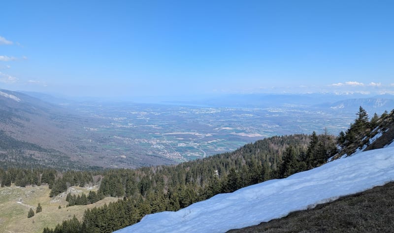 Les sommets du Crédo depuis Métral - Valserhône
