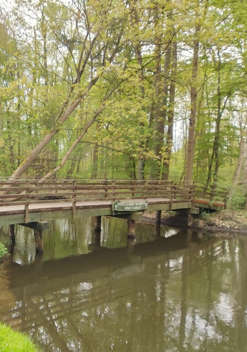 Dystans płonie szlak cysterski kijewo - Szczecin