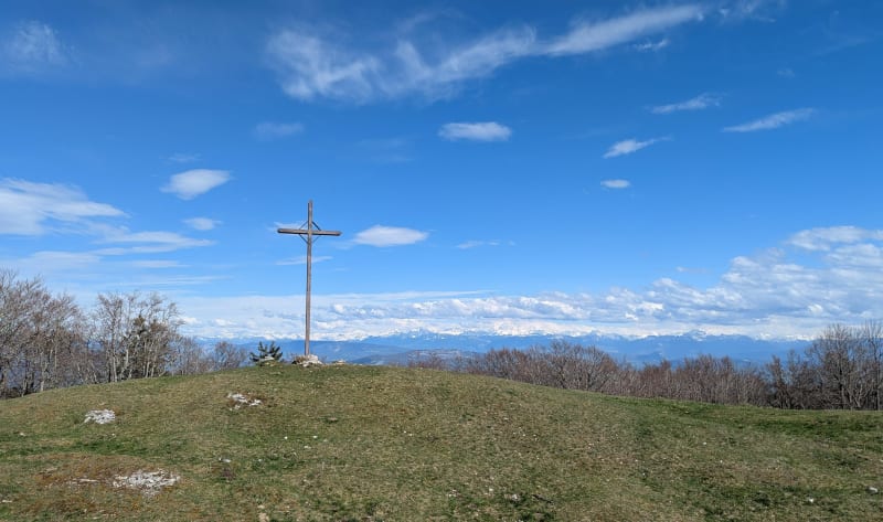 La Croix de Monthléry en boucle depuis Catray - Valserhône