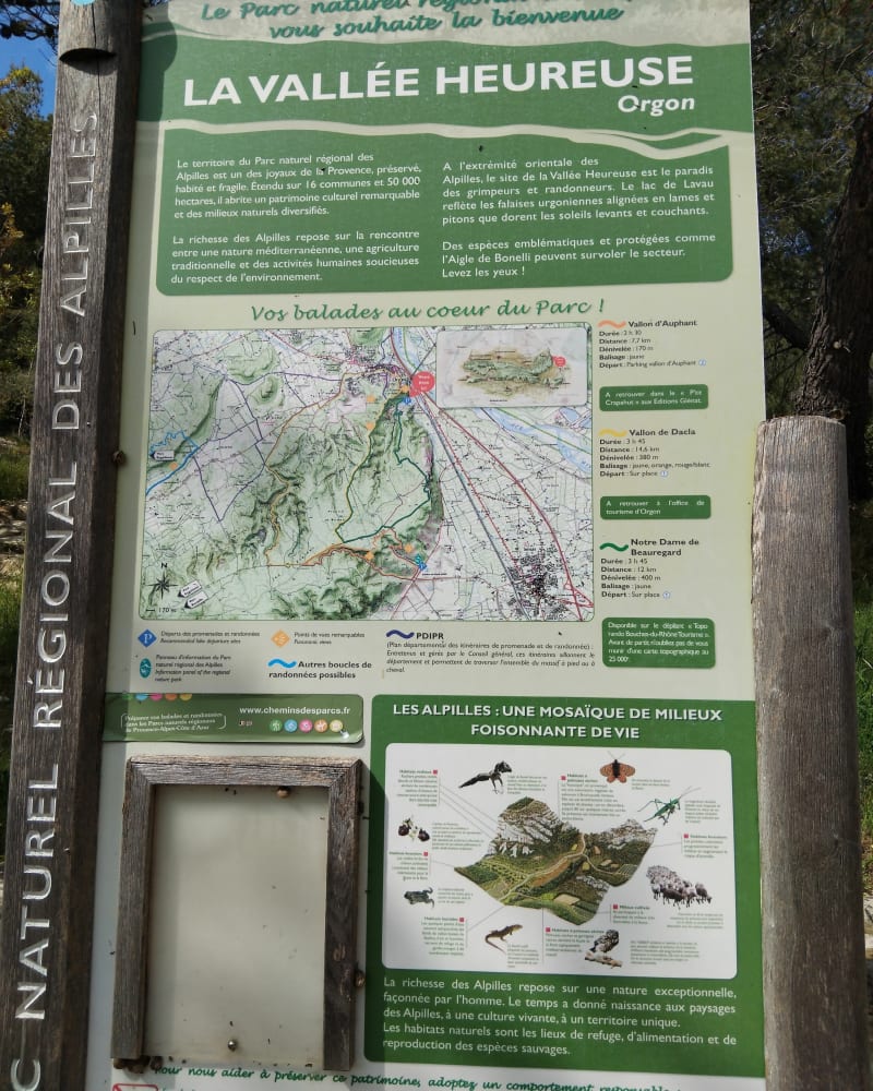 La boucle de la Vallée Heureuse - Orgon
