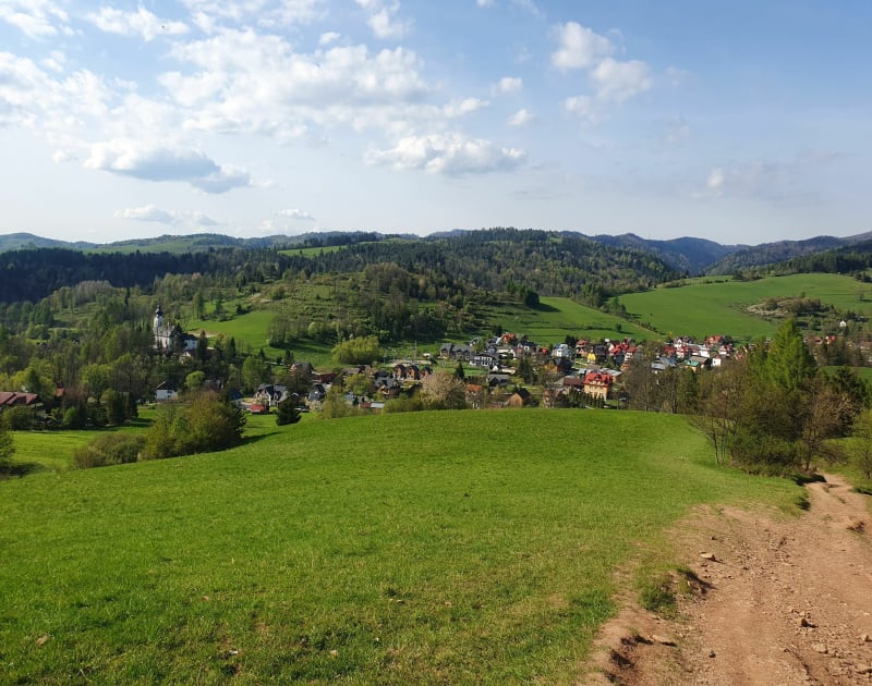 Do rezerwatu Zaskalskie-Bodnarówka - Jaworki