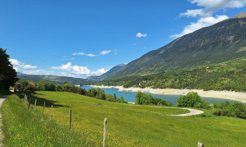 Passerelles himalayennes du lac de Monteynard à vtt - Treffort