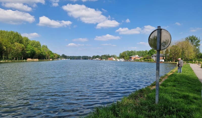 Le Bassin Rond par Bouchain, depuis Fressies - Fressies