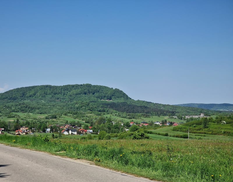 Skołyszyn Wapienne Biecz trasa po szosie - Siepietnica