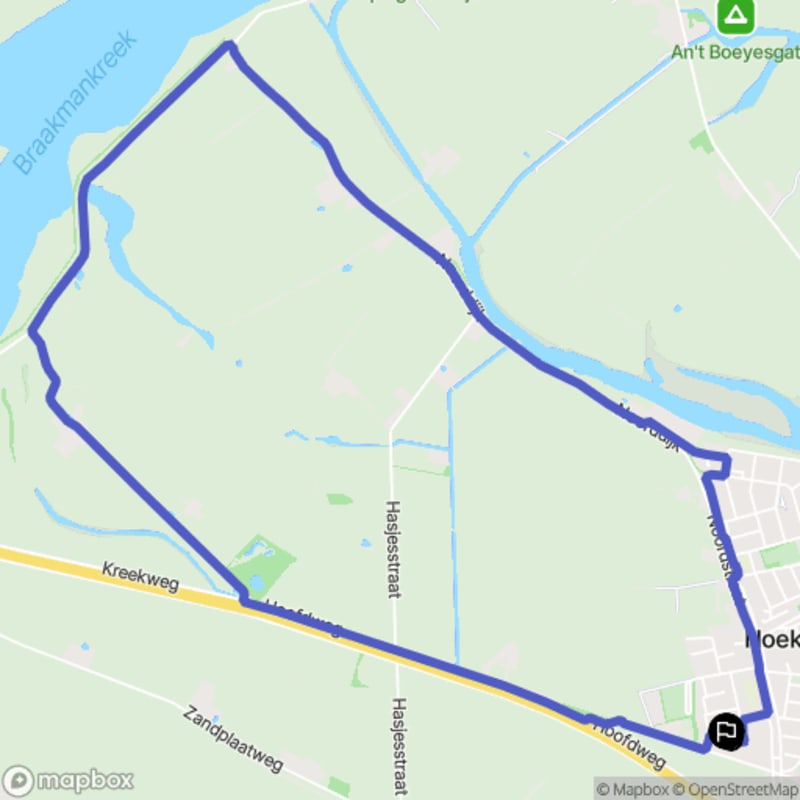 Wandelen in Hoek, Zeeland - Hoek