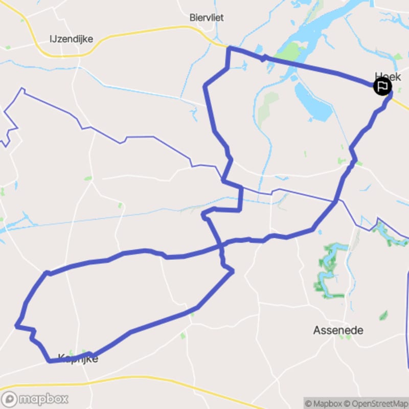 Fietstocht in Zeeland, startend vanuit Hoek - Hoek