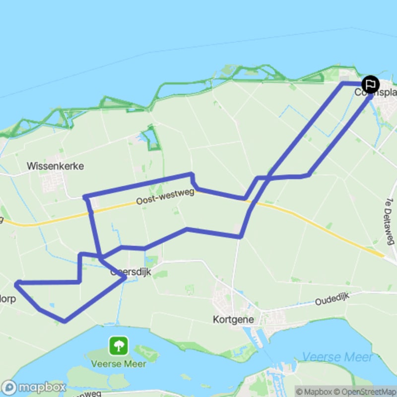 Fietstocht in Colijnsplaat, Zeeland - Colijnsplaat