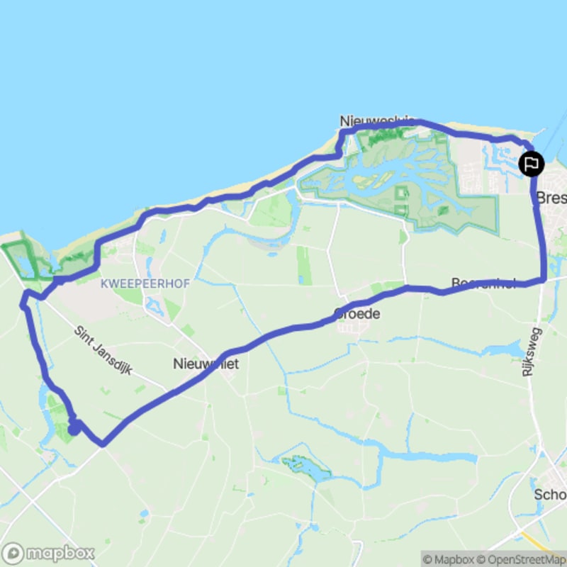 Fietstocht in Breskens, Zeeland - Breskens