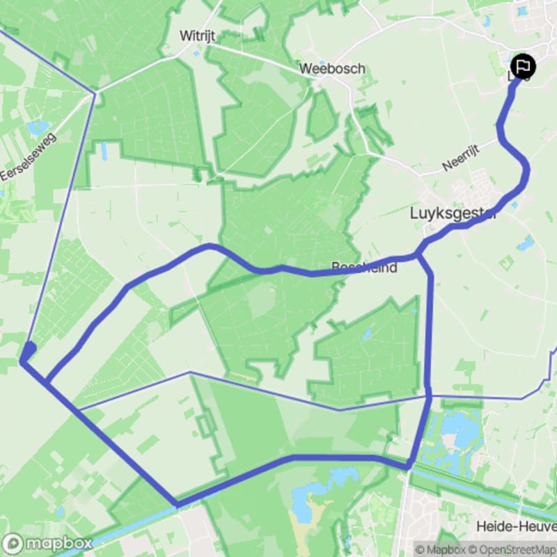Balade à vélo : Bergeijk, Noord-Brabant - Bergeijk