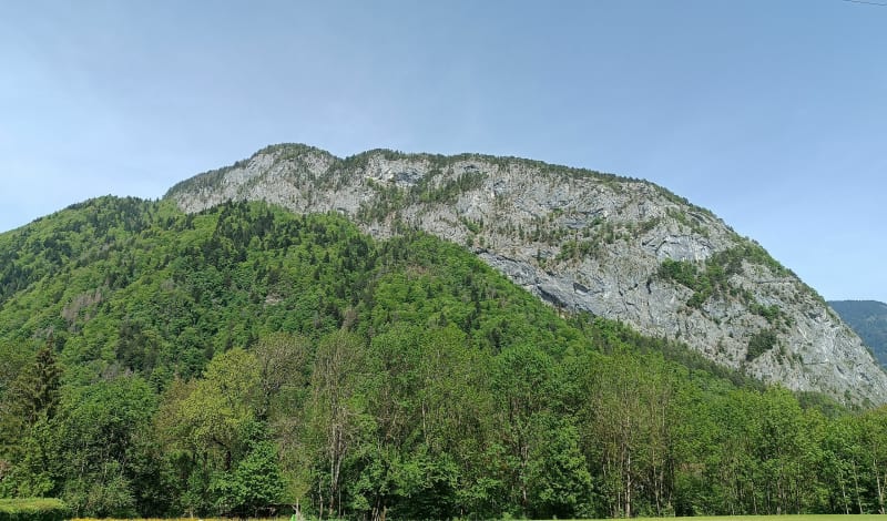 Thônes avec vue sur le Parmelan - Thônes