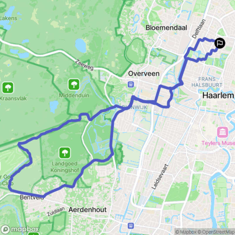 Fietstocht in Haarlem, Noord-Holland - Haarlem
