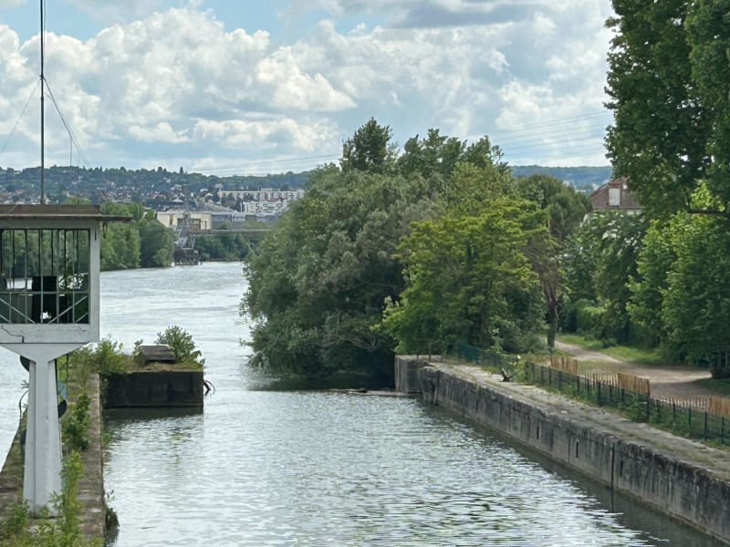 Traversée de l’Île de la Dérivation à Carrières-sous-Poissy - Carrières-sous-Poissy