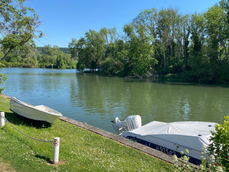 Balade vélo lac de Poses et chemin du halage - Léry
