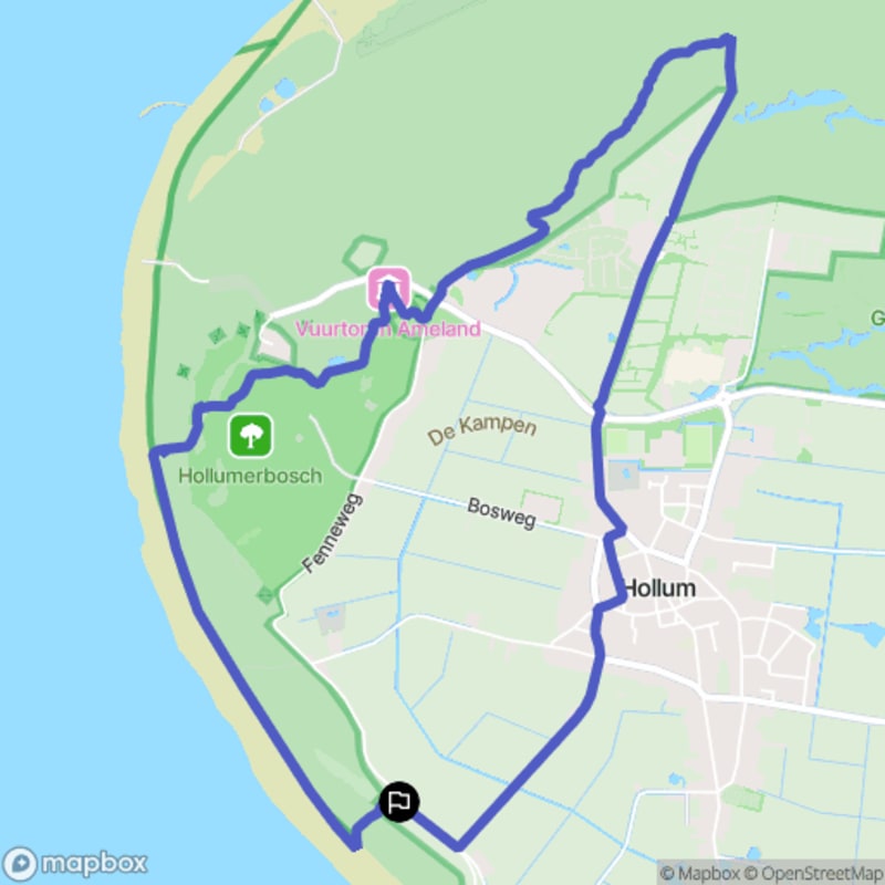 Wandelen in Hollum, Fryslân - Hollum