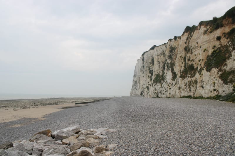La falaise de Mers Les Bains - Mers-les-Bains