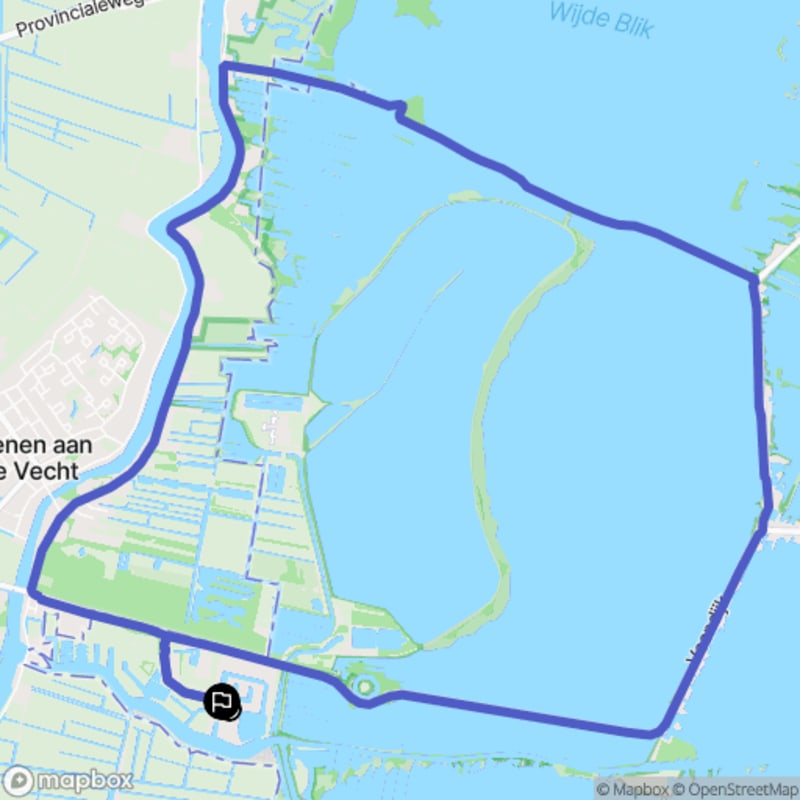 Randonnée Loosdrecht, Noord-Holland - Loosdrecht
