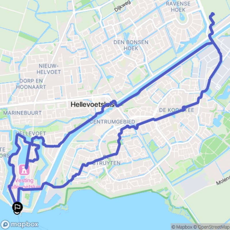 Wandelen in Hellevoetsluis, Zuid-Holland - Hellevoetsluis