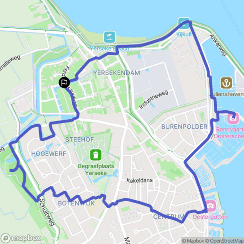 Wandelen in Yerseke, Zeeland - Yerseke