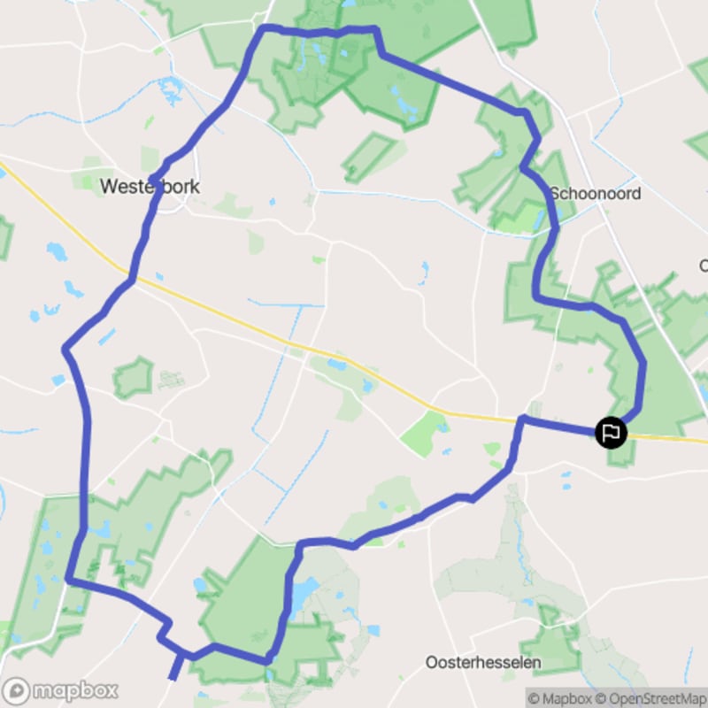 Fietstocht in Coevorden, Drenthe - Zweeloo