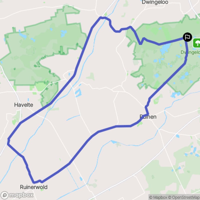 Fietstocht in Dwingeloo, Drenthe - Dwingeloo