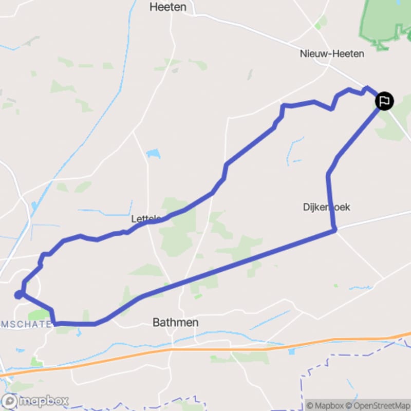 Fietstocht rond Espelo, Overijssel - Holten
