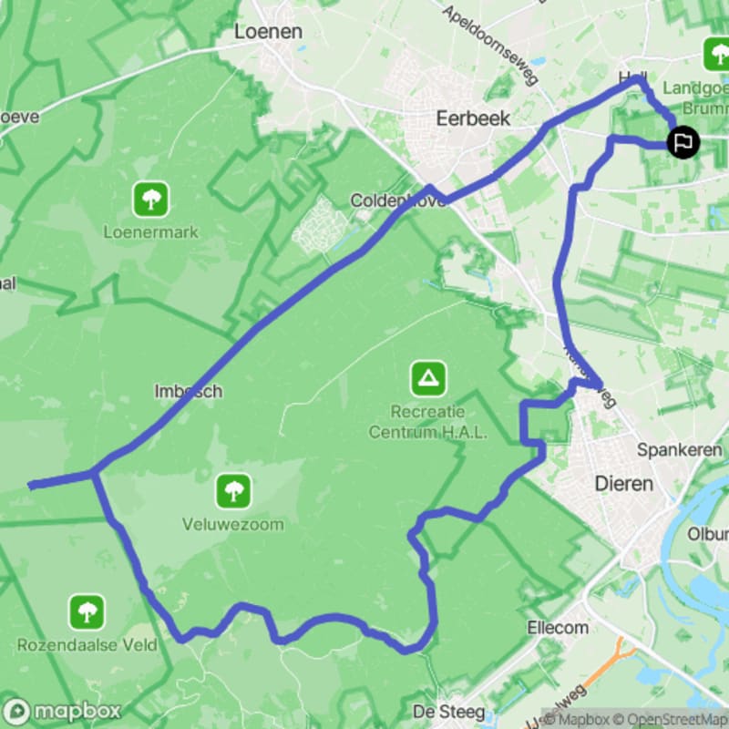 Fietstocht in Brummen, Gelderland - Hall