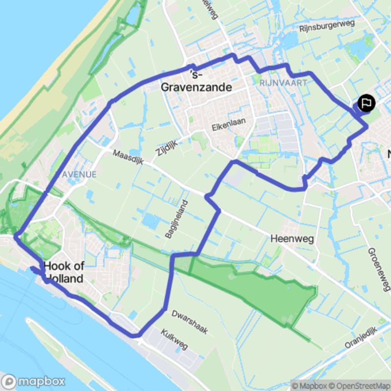 Balade à vélo à Naaldwijk, Zuid-Holland - Naaldwijk