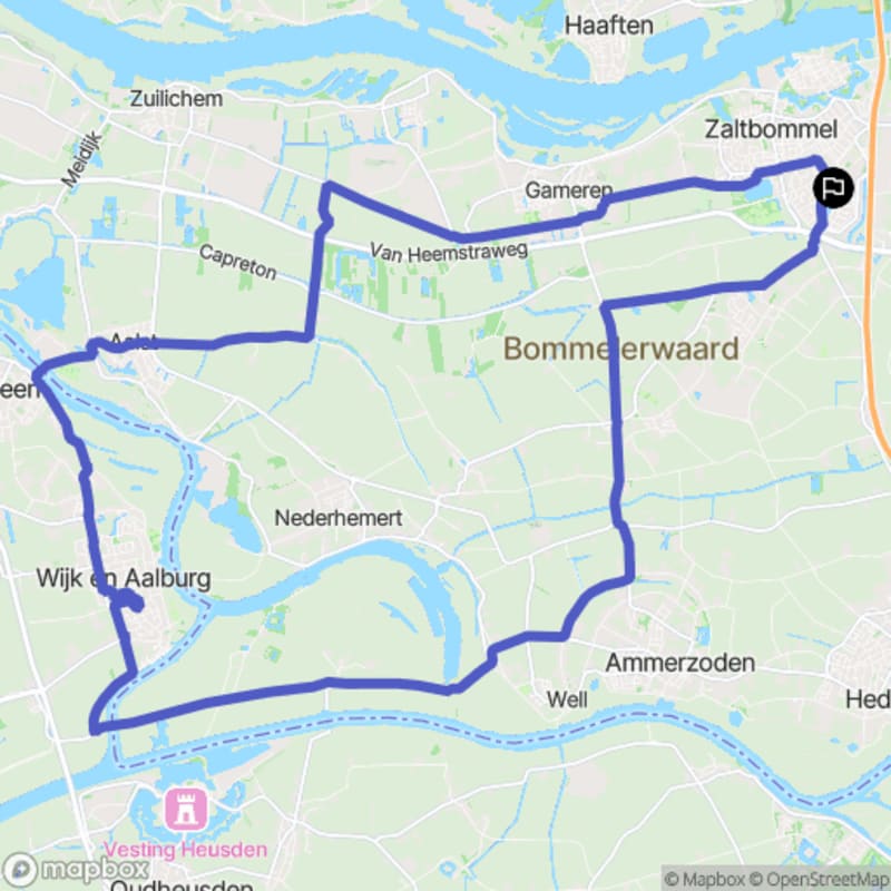 Balade à vélo autour de Zaltbommel, Gelderland - Zaltbommel