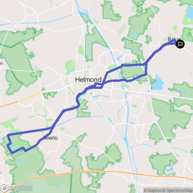 Balade à vélo autour d'Overschot, Noord-Brabant - Bakel