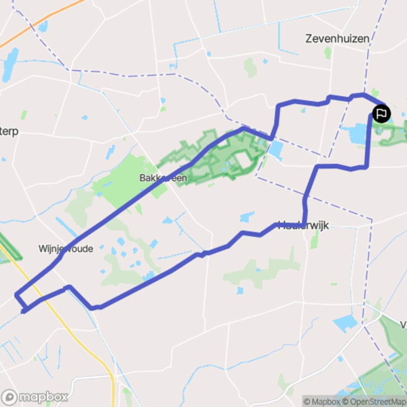 Fietstocht in Amerika, Drenthe - Een