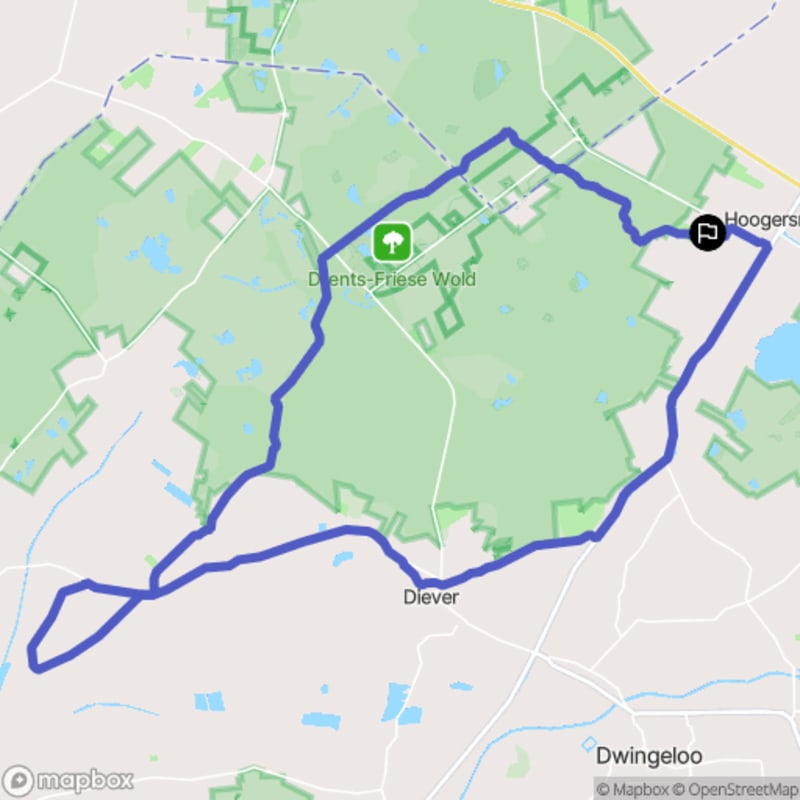 Fietstocht rond Hoogersmilde, Drenthe - Hoogersmilde