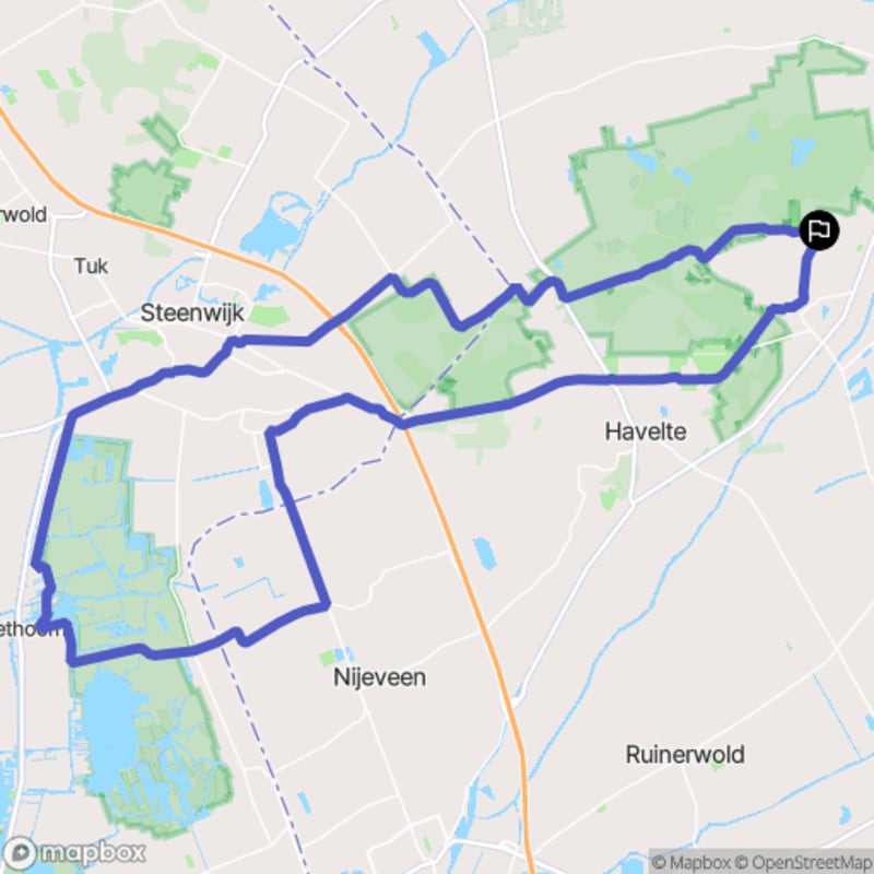 Fietstocht in Uffelte, Drenthe - Uffelte