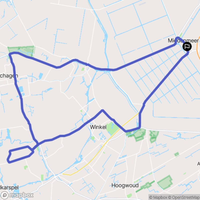 Fietstocht rond Middenmeer - Middenmeer