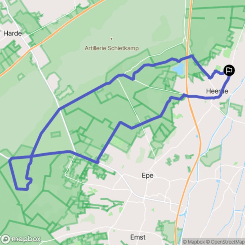 Fietstocht in Heerde, Gelderland - Heerde