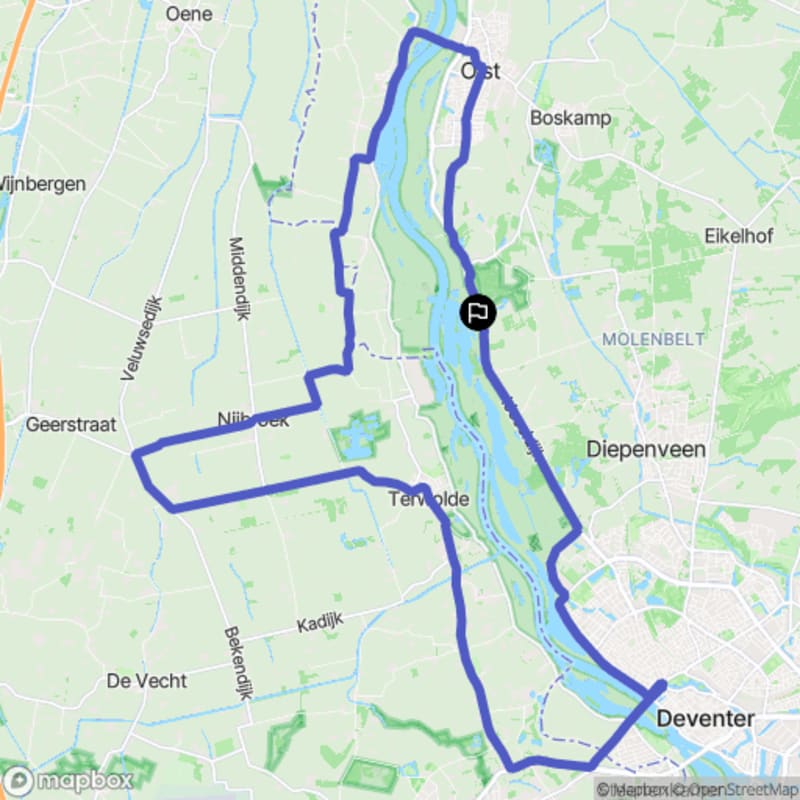 Fietstocht in Olst, Overijssel - Olst
